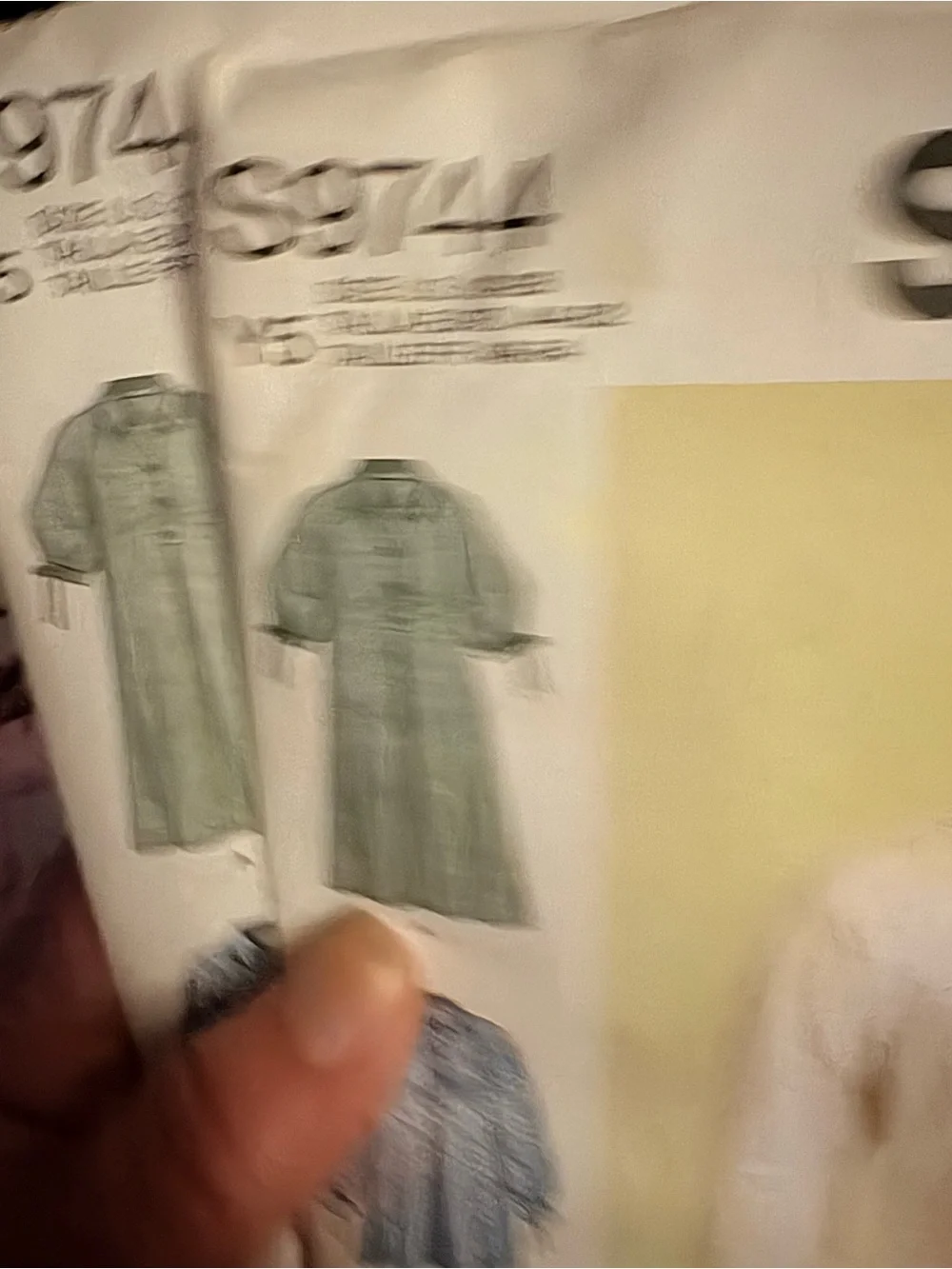 BN UNCUT SIMPLICITY 9744 Y5 PLUS SIZE SHIRT DRESS SEWING PATTERNS